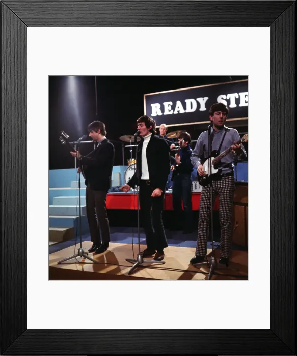 Framed Print : The Hollies On Ready, Steady, Go! Framed Print : The Hollies On Ready, Steady, Go!