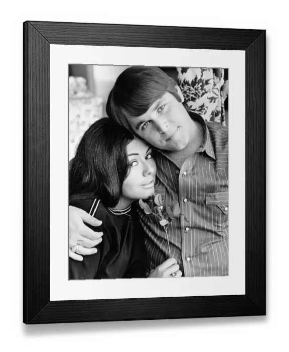 Framed Print : Carl Wilson & Wife Annie Hinsche