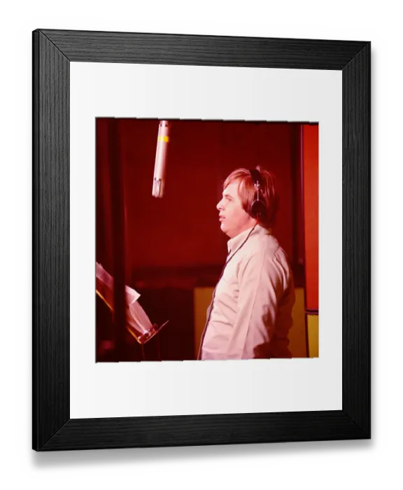 Framed Print : Carl Wilson Recording Framed Print : Carl Wilson Recording