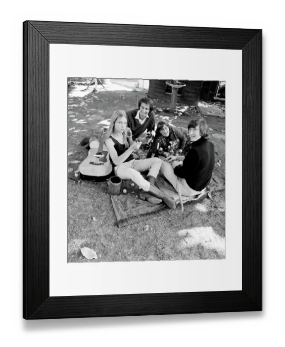 Framed Print : The Mamas And The Papas Picnic Framed Print : The Mamas And The Papas Picnic