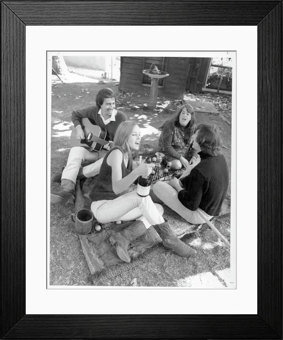 Framed Print : The Mamas And The Papas Picnic Framed Print : The Mamas And The Papas Picnic