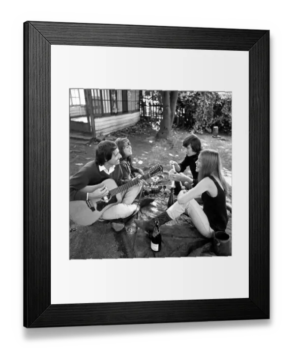 Framed Print : The Mamas And The Papas Picnic Framed Print : The Mamas And The Papas Picnic