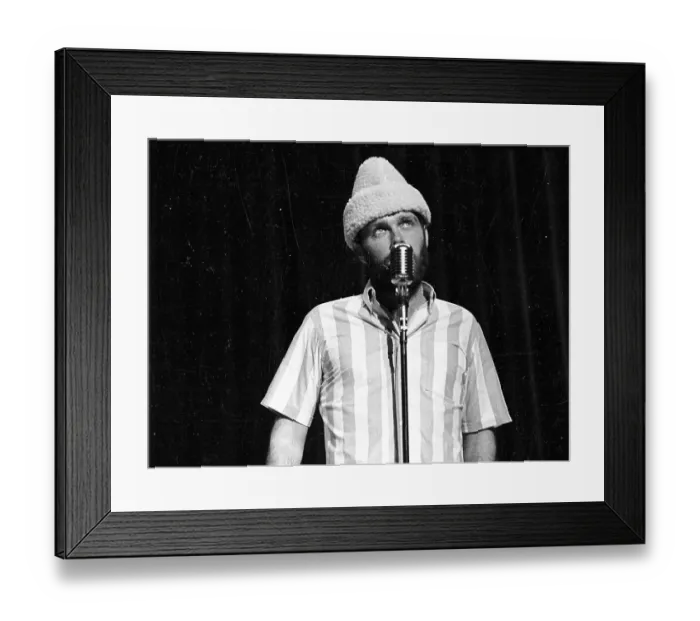 Framed Print : Mike Love Performing Framed Print : Mike Love Performing