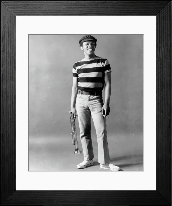 Framed Print : Hugh Masekela Portrait In NY Framed Print : Hugh Masekela Portrait In NY