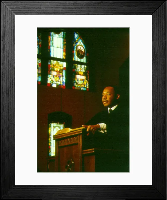 Framed Print : King Sermon Framed Print : King Sermon