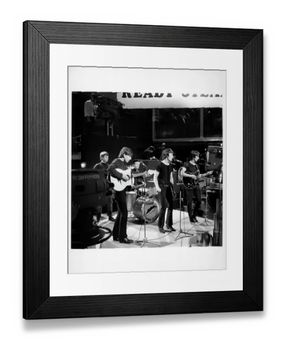 Framed Print : The Hollies On Ready, Steady Go!