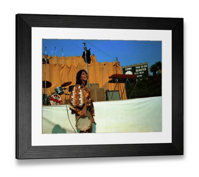 Framed Print : Cher Performing Framed Print : Cher Performing