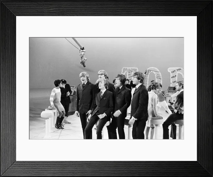 Framed Print : Herman's Hermits On Hullabaloo Framed Print : Herman's Hermits On Hullabaloo