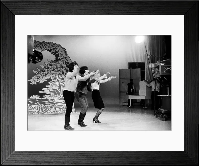 Framed Print : The Shangri-Las On Hullabaloo Framed Print : The Shangri-Las On Hullabaloo