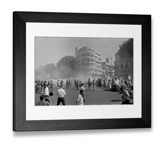 Framed Print : Saigon Demonstration Framed Print : Saigon Demonstration
