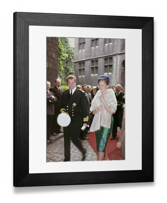 Framed Print : Prince Philippe & Princess Paola Framed Print : Prince Philippe & Princess Paola