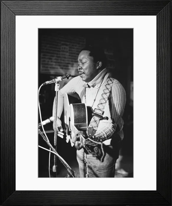Framed Print : Terry Callier, American Singer-Songwriter & Guitarist