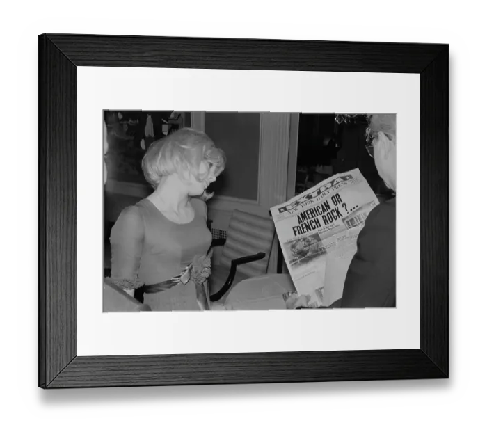 Framed Print : Sylvie Vartan, Bulgarian Singer Framed Print : Sylvie Vartan, Bulgarian Singer