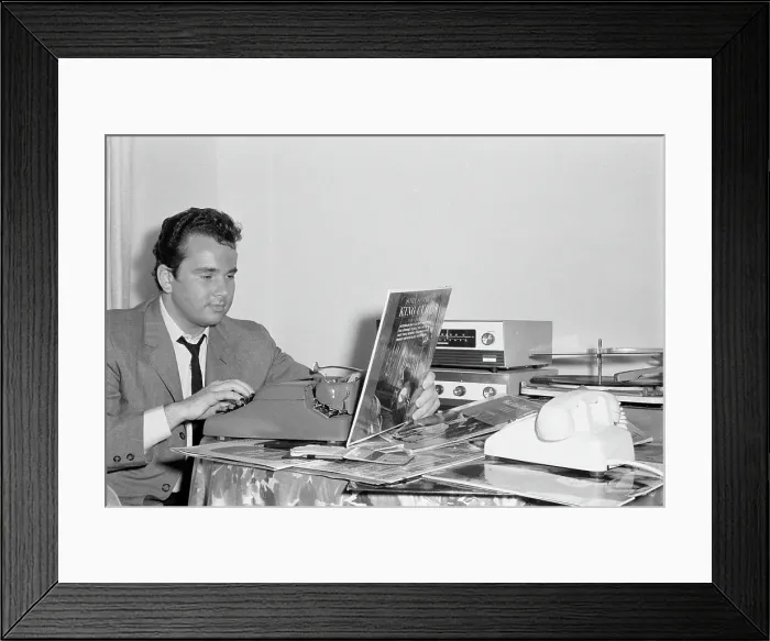 Framed Print : Al Kurzrok, American Music Journalist Framed Print : Al Kurzrok, American Music Journalist