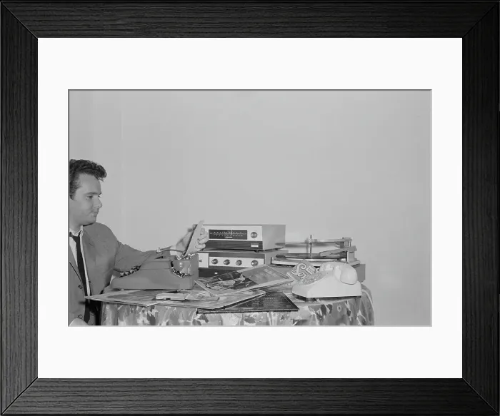 Framed Print : Al Kurzrok, American Music Journalist Framed Print : Al Kurzrok, American Music Journalist