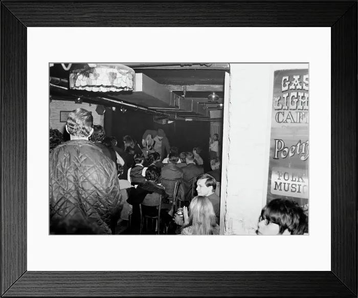Framed Print : Dave Van Ronk Plays The Gaslight