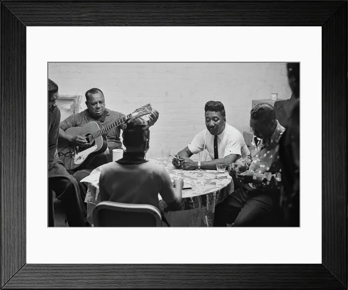Framed Print : Muddy Waters At The Cafe Au Go Go Framed Print : Muddy Waters At The Cafe Au Go Go