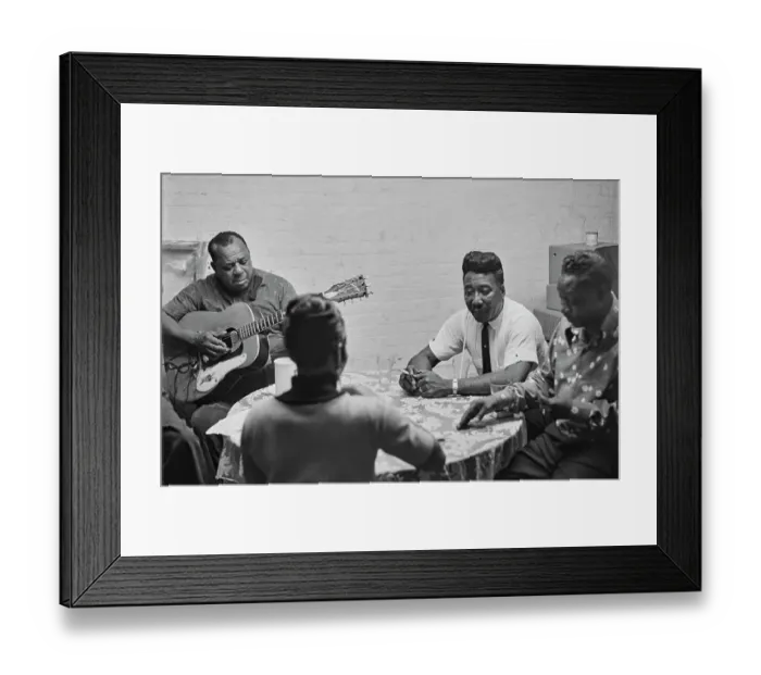 Framed Print : Muddy Waters At The Cafe Au Go Go Framed Print : Muddy Waters At The Cafe Au Go Go
