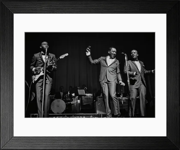 Framed Print : The Impressions Play The Apollo Framed Print : The Impressions Play The Apollo