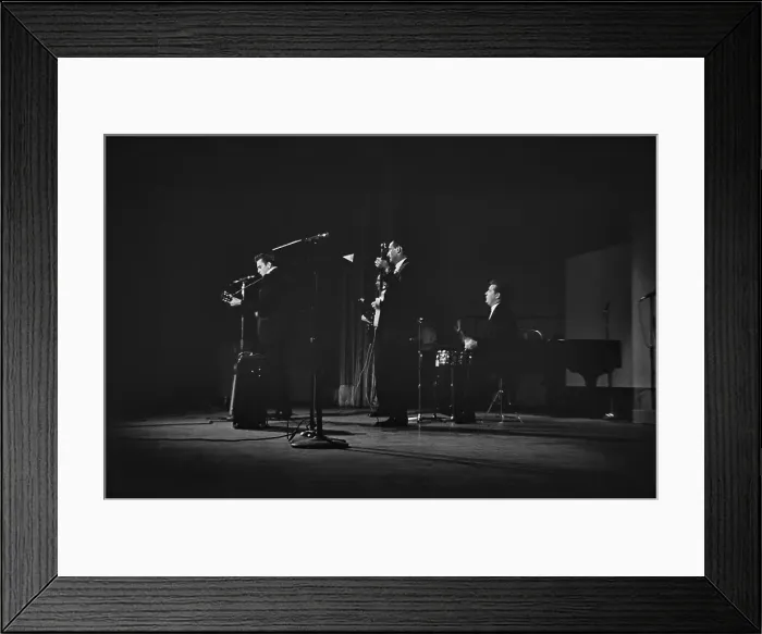 Framed Print : Johnny Cash & The Tennessee Three Framed Print : Johnny Cash & The Tennessee Three