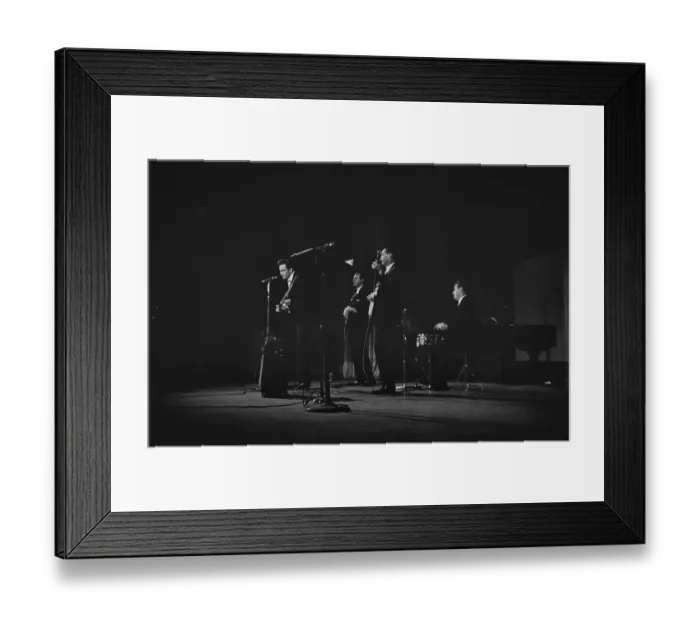 Framed Print : Johnny Cash & The Tennessee Three Framed Print : Johnny Cash & The Tennessee Three