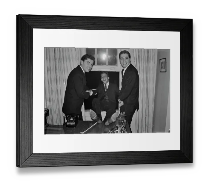 Framed Print : The Detergents, American Pop Band Framed Print : The Detergents, American Pop Band