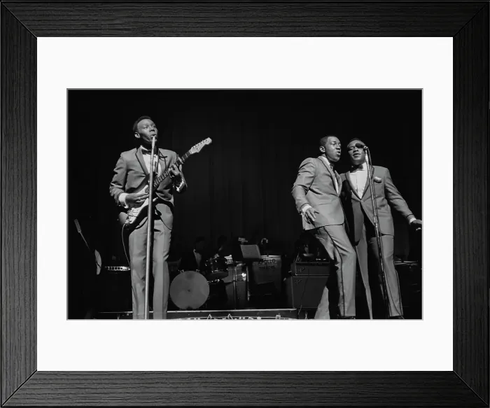 Framed Print : The Impressions Play The Apollo Framed Print : The Impressions Play The Apollo