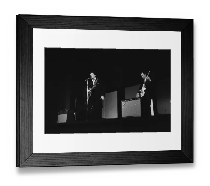 Framed Print : Johnny Cash & The Tennessee Three In Concert Framed Print : Johnny Cash & The Tennessee Three In Concert