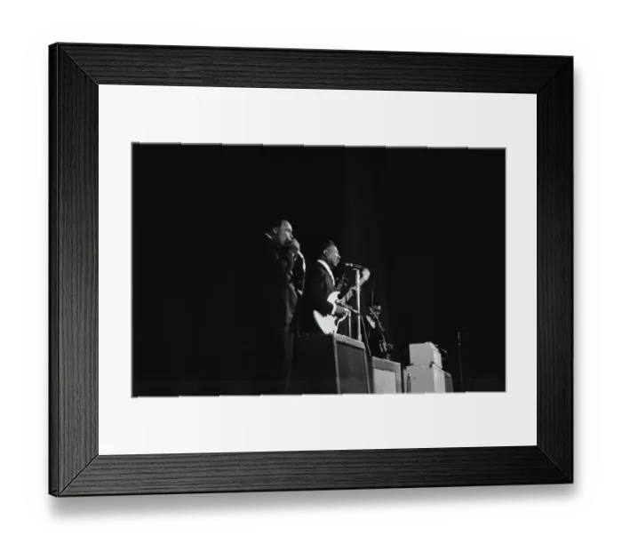 Framed Print : James Cotton & Muddy Waters In Concert Framed Print : James Cotton & Muddy Waters In Concert