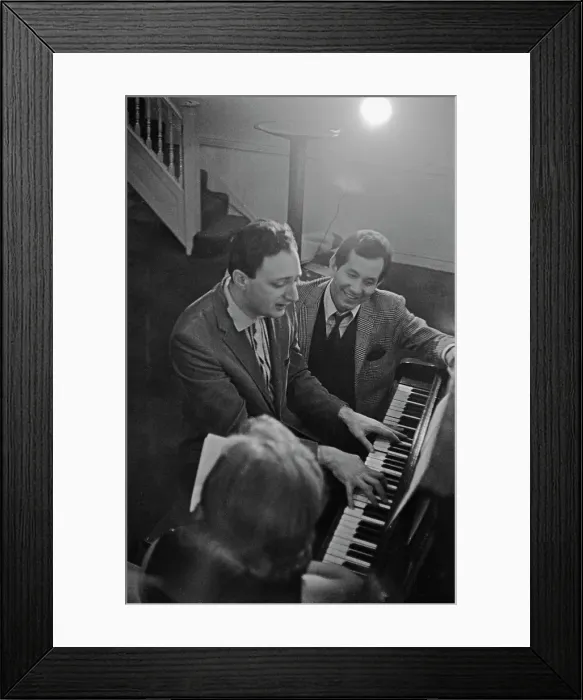 Framed Print : Lesley Gore & Trini Lopez Framed Print : Lesley Gore & Trini Lopez