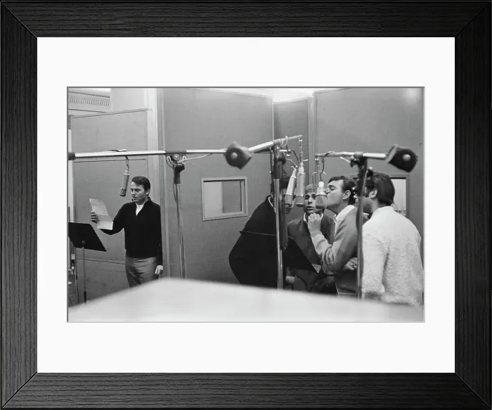 Framed Print : Jay & The Americans In The Studio Framed Print : Jay & The Americans In The Studio
