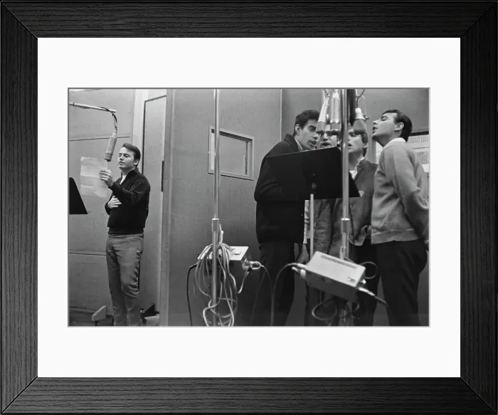 Framed Print : Jay & The Americans In The Studio Framed Print : Jay & The Americans In The Studio