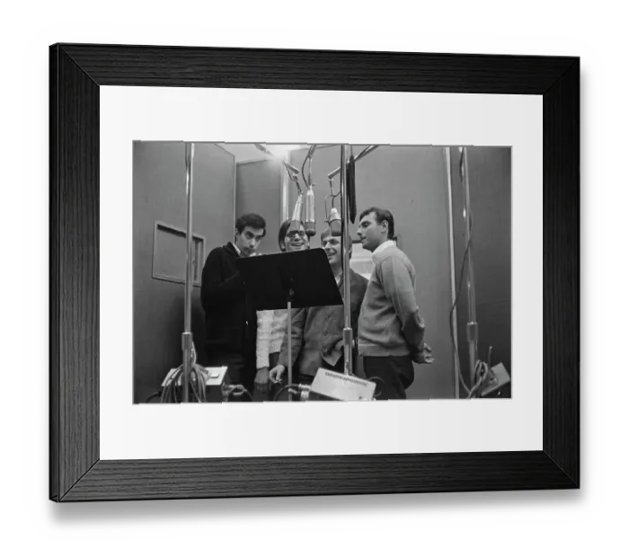 Framed Print : Jay & The Americans In The Studio Framed Print : Jay & The Americans In The Studio