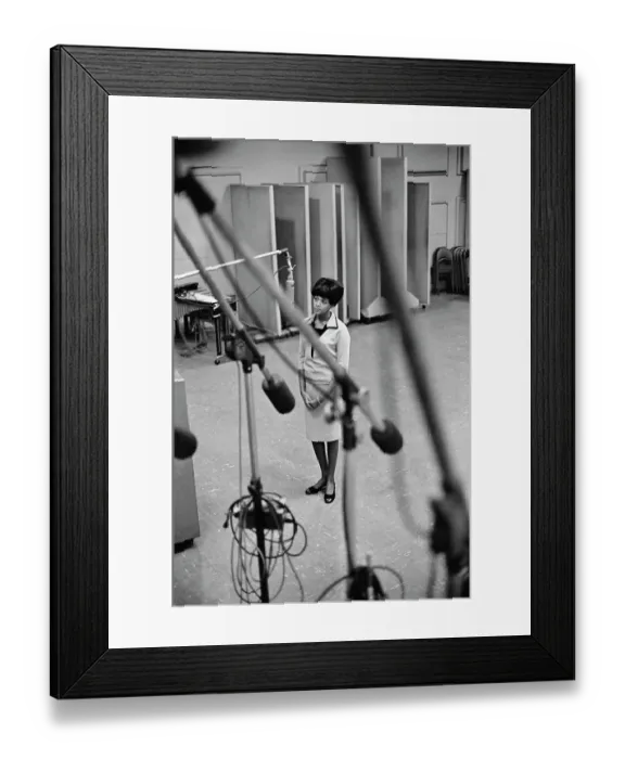 Framed Print : The Toys. Singer June Monteiro of American pop group The Toys during a Framed Print : The Toys. Singer June Monteiro of American pop group The Toys during a