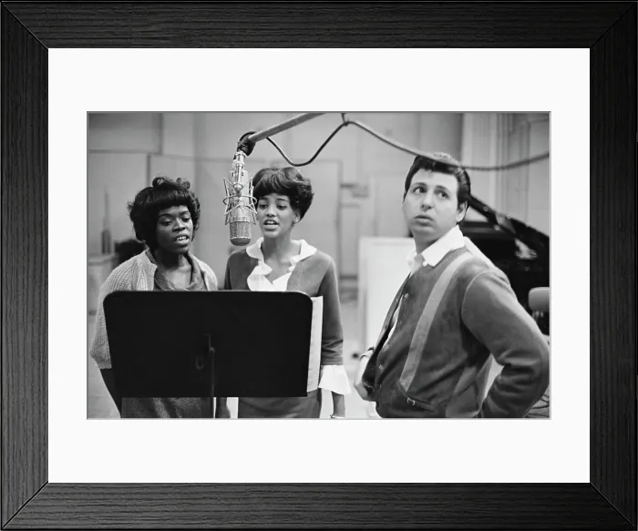 Framed Print : The Toys. Singers Barbara Parritt (left) and June Monteiro Framed Print : The Toys. Singers Barbara Parritt (left) and June Monteiro