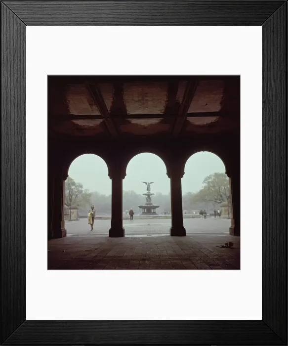 Framed Print : Bethesda Fountain Framed Print : Bethesda Fountain