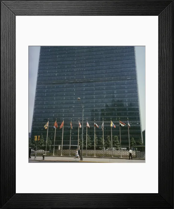 Framed Print : Headquarters Of The UN Framed Print : Headquarters Of The UN