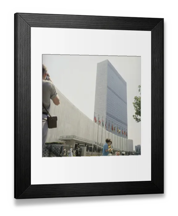 Framed Print : Headquarters Of The UN Framed Print : Headquarters Of The UN