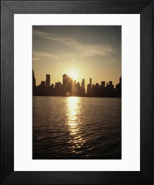 Framed Print : Manhattan Skyline Framed Print : Manhattan Skyline