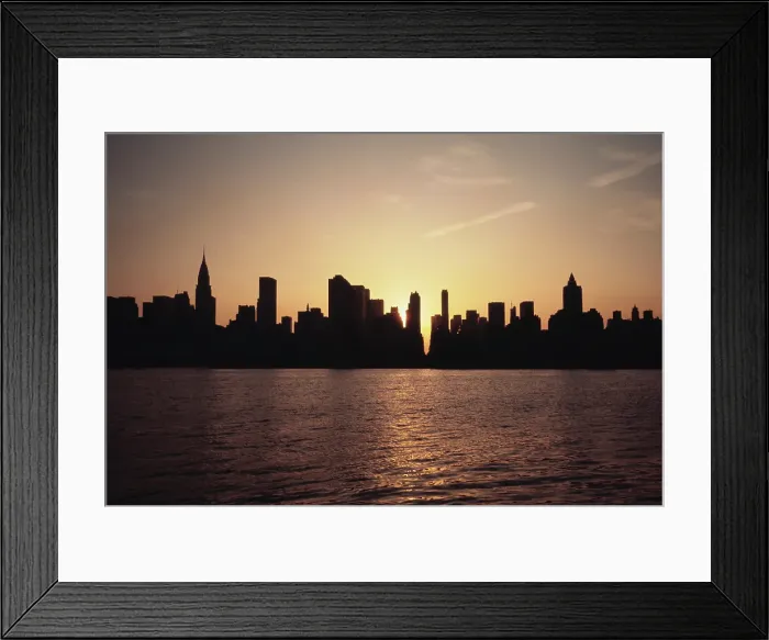 Framed Print : Manhattan Skyline Framed Print : Manhattan Skyline