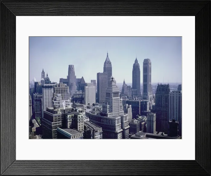 Framed Print : Manhattan Skyscrapers