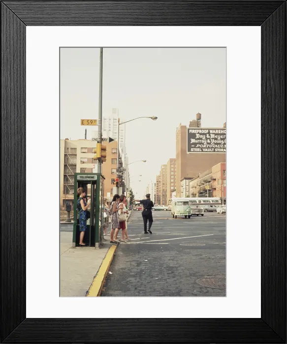 Framed Print : East 59th Street Framed Print : East 59th Street