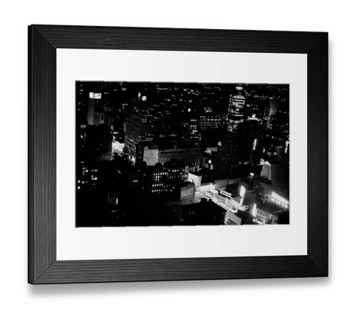 Framed Print : New York At Night Framed Print : New York At Night