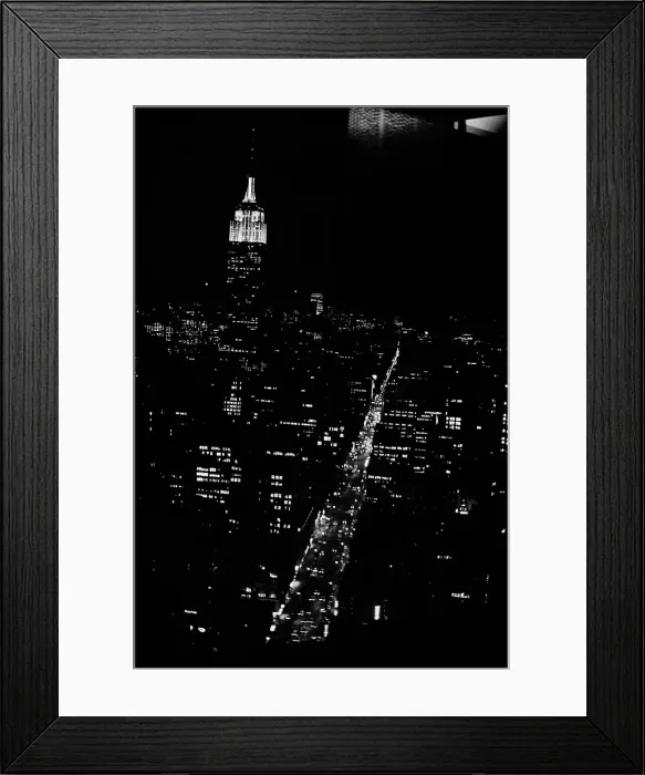 Framed Print : New York At Night Framed Print : New York At Night