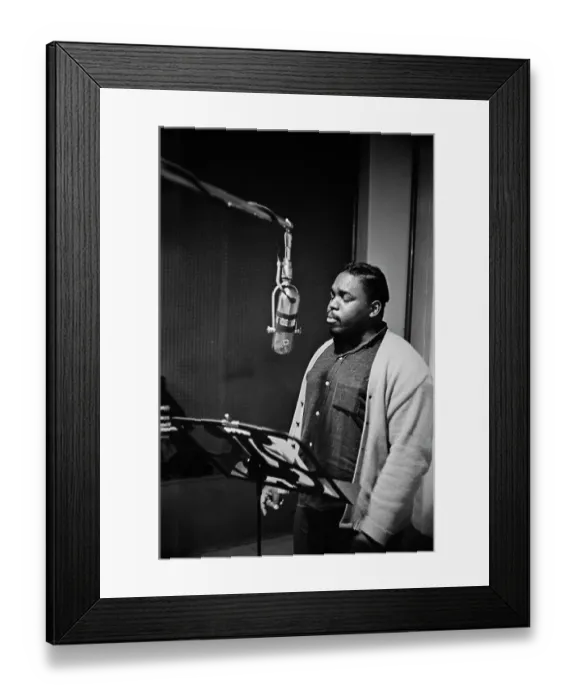 Framed Print : Ad Libs. American vocal group the Ad Libs recording their follow-up single Framed Print : Ad Libs. American vocal group the Ad Libs recording their follow-up single