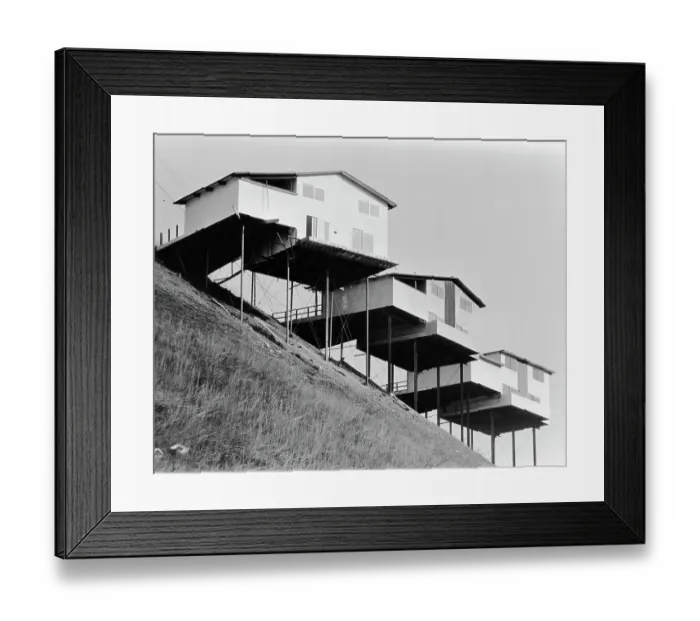 Framed Print : Houses On Stilts Framed Print : Houses On Stilts