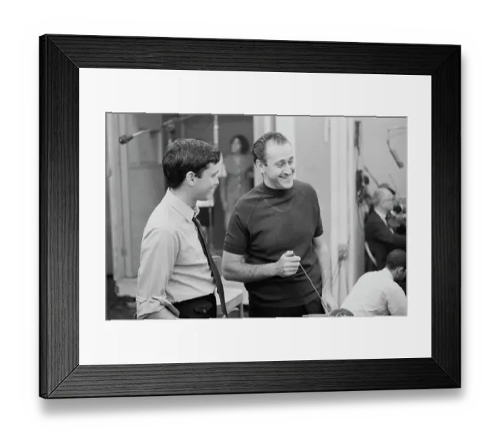 Framed Print : Gene Pitney And Gary Sherman Framed Print : Gene Pitney And Gary Sherman