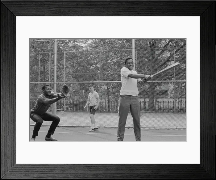 Framed Print : Four Tops. Singers Abdul Duke Fakir (left) and Renaldo Obie Benson of American Framed Print : Four Tops. Singers Abdul Duke Fakir (left) and Renaldo Obie Benson of American
