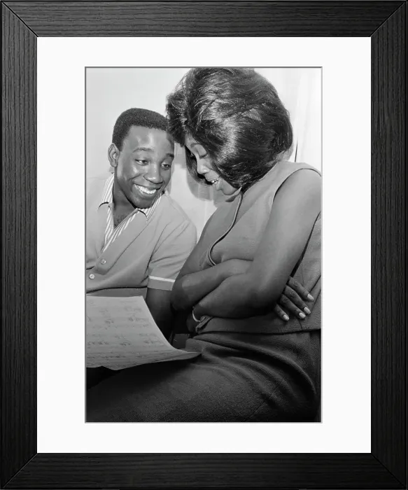 Framed Print : Jerry Butler And Betty Everett Framed Print : Jerry Butler And Betty Everett