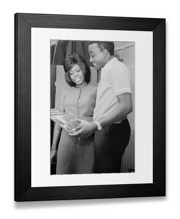 Framed Print : Jerry Butler And Betty Everett